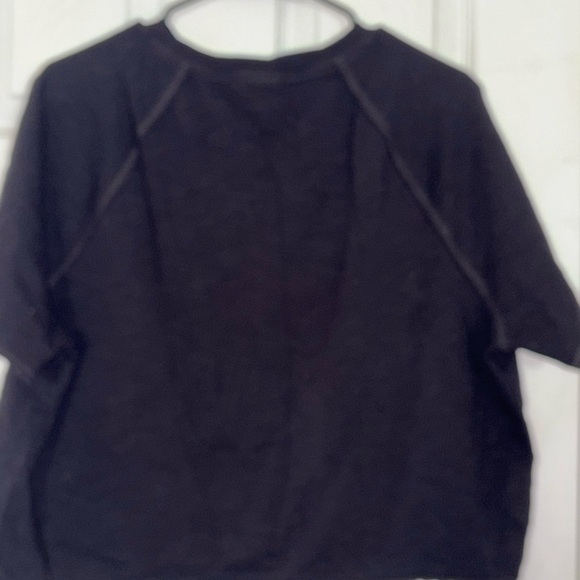 PINK by VS Black Short Sleeve Crop Top XL - Picture 4 of 4